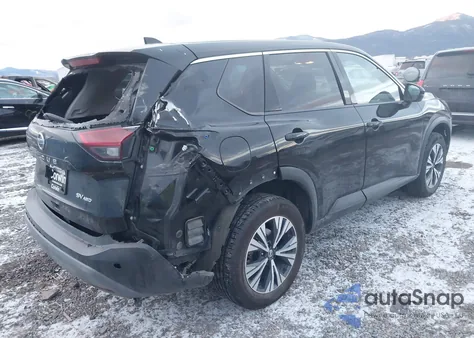 2021 Nissan Rogue Sv Intelligent Awd z USA, uszkodzony, nr VIN 5N1AT3BB9MC738066